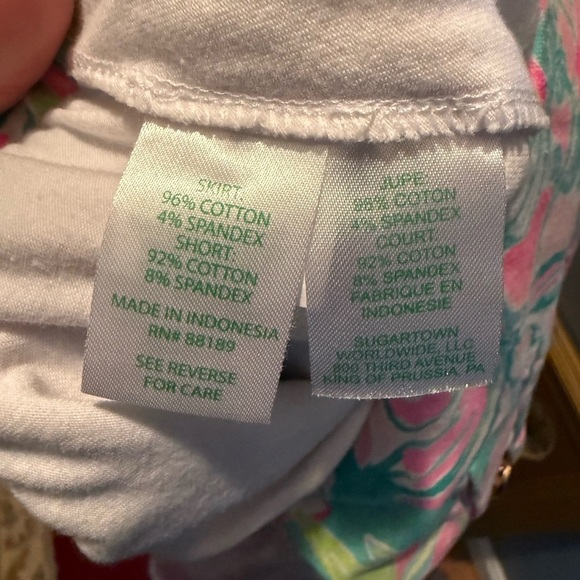 Lilly Pulitzer Madison Skort "Hot on the Scene" Women's Sz XS 28" Waist - Picture 6 of 8